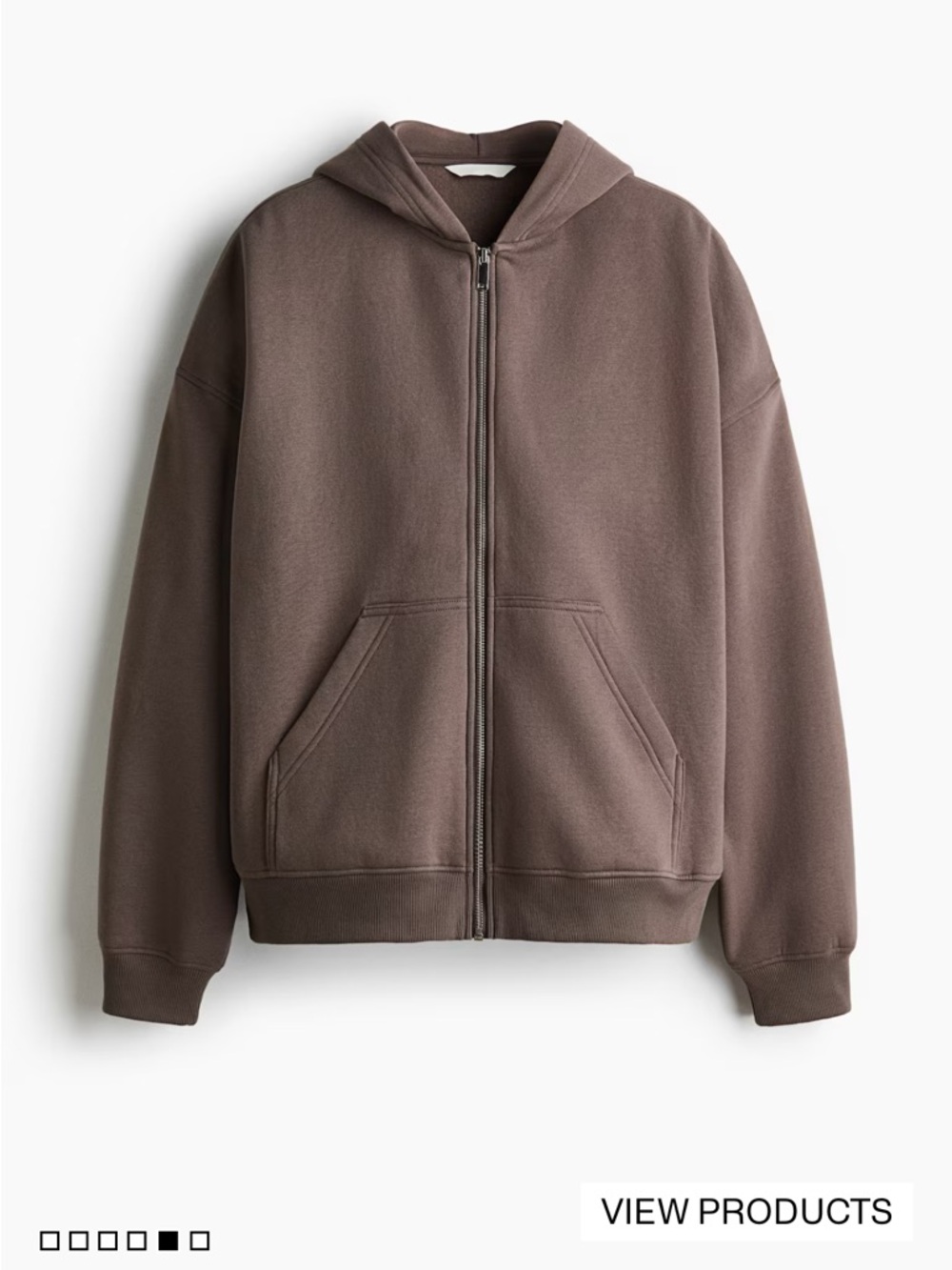 Oversized Zip-Up Hoodie